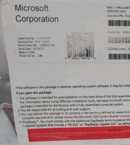 Microsoft windows pro 64 - windows,